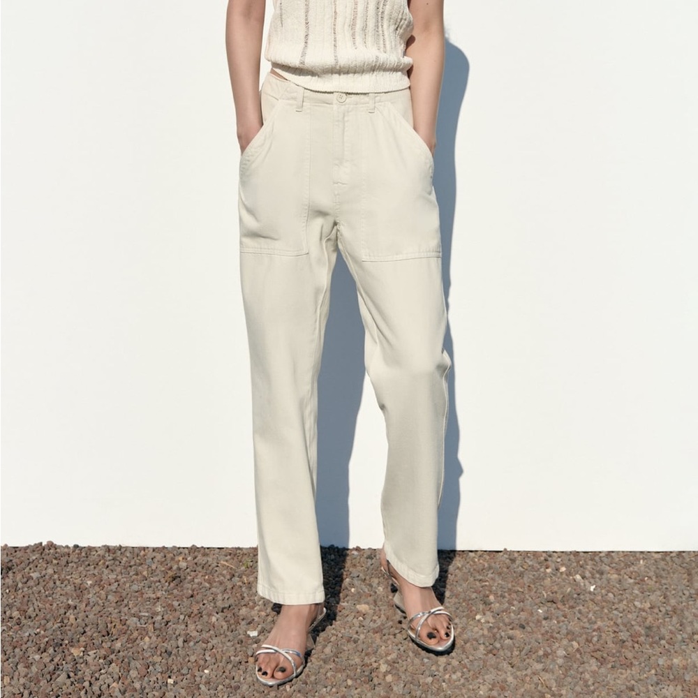 NWT Zara Cotton Pants 4877/051